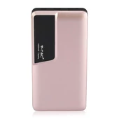 V-TAC rózsaarany, 10000mAh powerbank, kijelzővel - SKU 8873