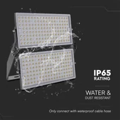 V-TAC SHP 500W LED reflektor, 135 Lm/W, 1 méter kábel, hideg fehér - SKU 97212