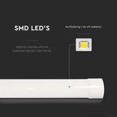 V-TAC EVO bútor, - és pultvilágító LED lámpa 120cm 30W hideg fehér, 60cm kábellel - SKU 20364