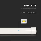 V-TAC bútor, - és pultvilágító LED lámpa 150cm 50W hideg fehér - SKU 8054