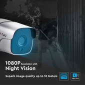 V-TAC Smart - kültéri, IP biztonsági kamera, 1080p - SKU 8478