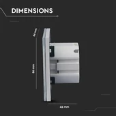 EU WIFI Wall Socket White