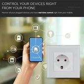 EU WIFI Wall Socket White