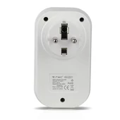 V-TAC Smart - okostelefonnal kapcsolható, WiFi-s, konnektor, dugalj - SKU 8415