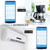 V-TAC Smart - okostelefonnal kapcsolható, WiFi-s, konnektor, dugalj - SKU 8415