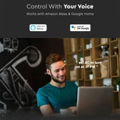 WIFI Infrared Universal Remote Control Compatible With Amazon Alexa And Google