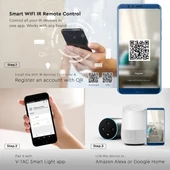 WIFI Infrared Universal Remote Control Compatible With Amazon Alexa And Google