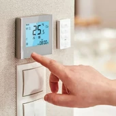 V-TAC Smart - okostelefonról is irányítható, WiFi termosztát - SKU 7908