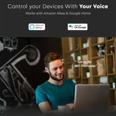 V-TAC Smart - okostelefonról is irányítható, WiFi termosztát - SKU 7908