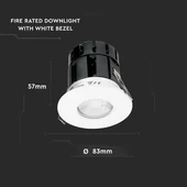 10W LED Downlight Bluetooth Fire Rated CCT Changeable Dimmable IP65