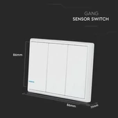 3 Gang Way Sensor Switch IP54