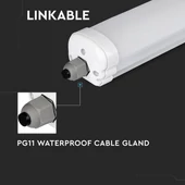 V-TAC LED lámpa 120cm 24W IP65 hideg fehér, 160 Lm/W (X-széria) - SKU 216486