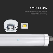 V-TAC LED lámpa 120cm 24W IP65 hideg fehér, 160 Lm/W (X-széria) - SKU 216486