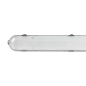 LED Waterproof Fitting M-SERIES 1200mm 36W 6400K Transparent SS Clip 120LM/W