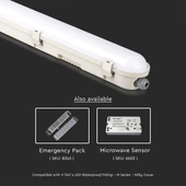 V-TAC LED lámpa 120cm 60W IP65 hideg fehér, 120 Lm/W (M-széria) - SKU 20474