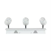 3*GU10 Surface Mount Fitting White Body