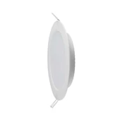 V-TAC süllyeszthető, műanyag IP20, kerek LED panel 6W, meleg fehér - SKU 7858