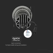 35W LED COB Hotel Downlight 24'D 4000K