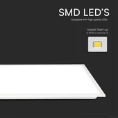 V-TAC süllyeszthető LED panel hideg fehér 40W 120 x 30cm, 120 Lm/W, Back-Lit - SKU 23148