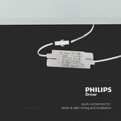 V-TAC süllyeszthető LED panel hideg fehér 40W 60 x 60cm, Philips tápegységgel - SKU 23823