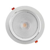 V-TAC süllyeszthető LED SMD mélysugárzó lámpa 10W meleg fehér, 100 Lm/W - SKU 21839