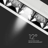 V-TAC süllyeszthető 12° mélysugárzó LED lámpa 20W hideg fehér - SKU 979