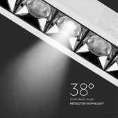 V-TAC süllyeszthető 38° mélysugárzó LED lámpa 20W hideg fehér - SKU 994