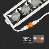 V-TAC süllyeszthető 38° mélysugárzó LED lámpa 20W hideg fehér - SKU 994