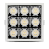 V-TAC süllyeszthető 38° mélysugárzó LED lámpa 36W hideg fehér - SKU 997