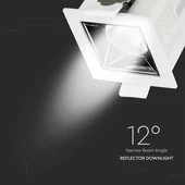 V-TAC süllyeszthető 12° mélysugárzó LED lámpa 4W hideg fehér - SKU 970