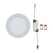 V-TAC süllyeszthető mennyezeti kerek LED panel 12W meleg fehér - SKU 4857