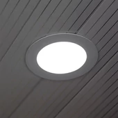 V-TAC süllyeszthető kerek fémházas LED panel 18W meleg fehér - SKU 214860