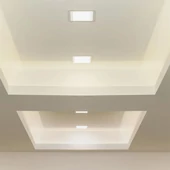 V-TAC süllyeszthető mennyezeti szögletes LED panel 12W hideg fehér - SKU 4868