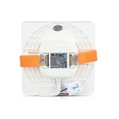 V-TAC süllyeszthető mennyezeti szögletes LED panel 12W hideg fehér - SKU 732