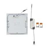 V-TAC süllyeszthető mennyezeti szögletes LED panel 12W meleg fehér - SKU 4866