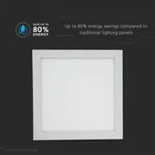 V-TAC süllyeszthető mennyezeti szögletes LED panel 24W meleg fehér - SKU 4887