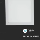 V-TAC süllyeszthető mennyezeti szögletes LED panel 24W meleg fehér - SKU 4887