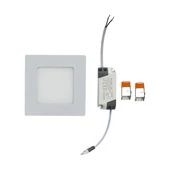V-TAC süllyeszthető mennyezeti szögletes LED panel 6W hideg fehér - SKU 4865