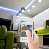 V-TAC szinkronizálható dimmelhető vezérlő távirányítóval RGB LED szalaghoz (kicsi) - SKU 3340