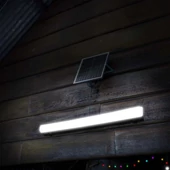 LED Solar Tri-Proof Light 12000mm 18W With Sensor and RF Control 3 in 1 IP65