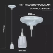 Porcelan Lamp Pendant Grey