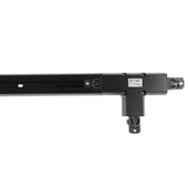 V-TAC T alakú tracklight sín csatlakozó, fekete - SKU 3524