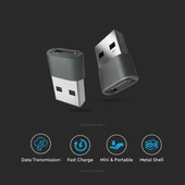 V-TAC USB-A apa - Type-C anya adapter, Type-C - USB-A átalakító - SKU 7745