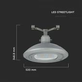 LED Suspending Street Light SAMSUNG CHIP - 100W 4000K 302Z+ Class II Type 3M Inventonics 0-10V