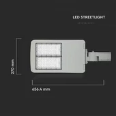 LED Street Light SAMSUNG CHIP - 120W 6400K Clas II Aluminium  Dimmable 140LM/W