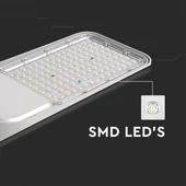 V-TAC utcai LED lámpa, térvilágító ledes lámpatest 150W hideg fehér, 115 Lm//W - SKU 2120429
