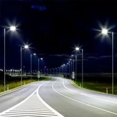 LED Street Light SAMSUNG CHIP - 150W 5000K Clas I Aluminium  Dimmable 140LM/W