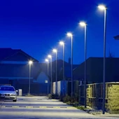 V-TAC utcai LED lámpa, térvilágító ledes lámpatest 30W hideg fehér - SKU 21538