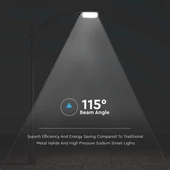 V-TAC utcai LED lámpa, térvilágító ledes lámpatest 30W hideg fehér - SKU 7887
