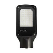 V-TAC utcai LED térvilágító, 50W, hideg fehér, fekete házas - SKU 10209